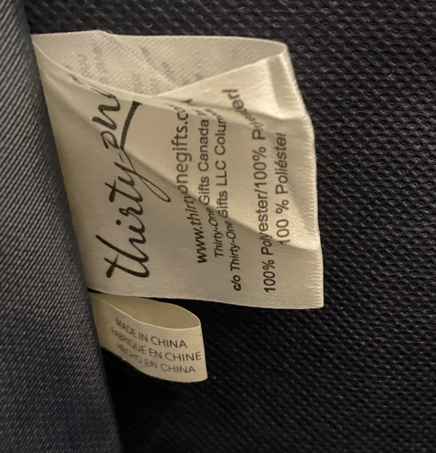 Thirty-One Get Creative Caddy Falling Feathers RETIRED EUC