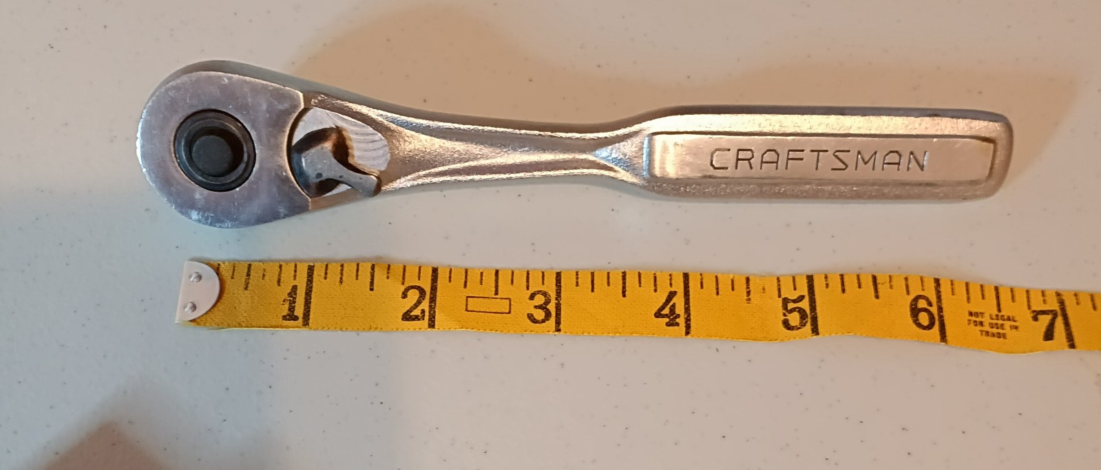 Vintage Craftsman Socket Wrench -VJ- 44811 3/8 Drive USA