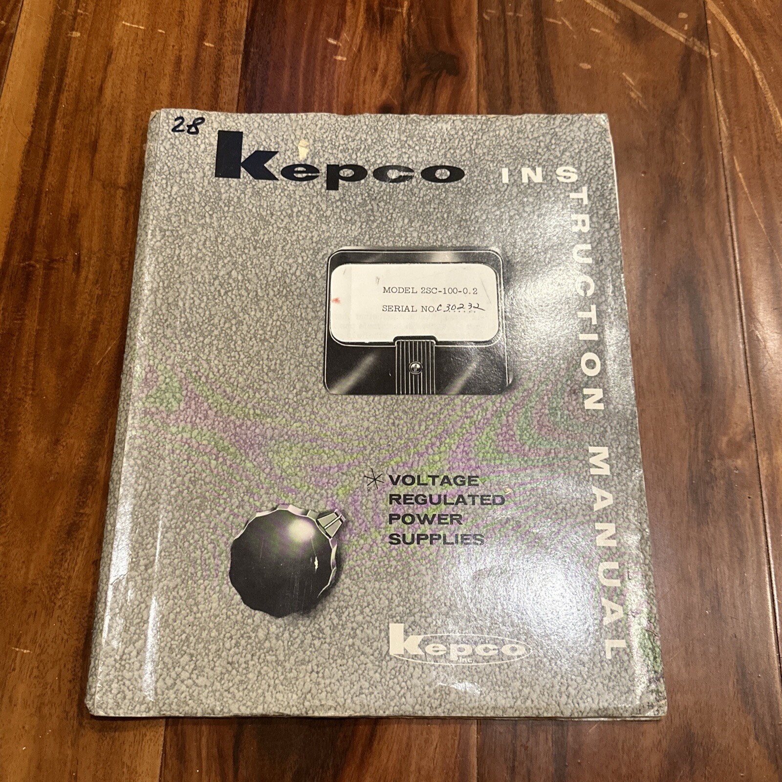 Kepco Model 2SC-100-0. 2 Voltage Regulated Power Supplies Instruction Manual