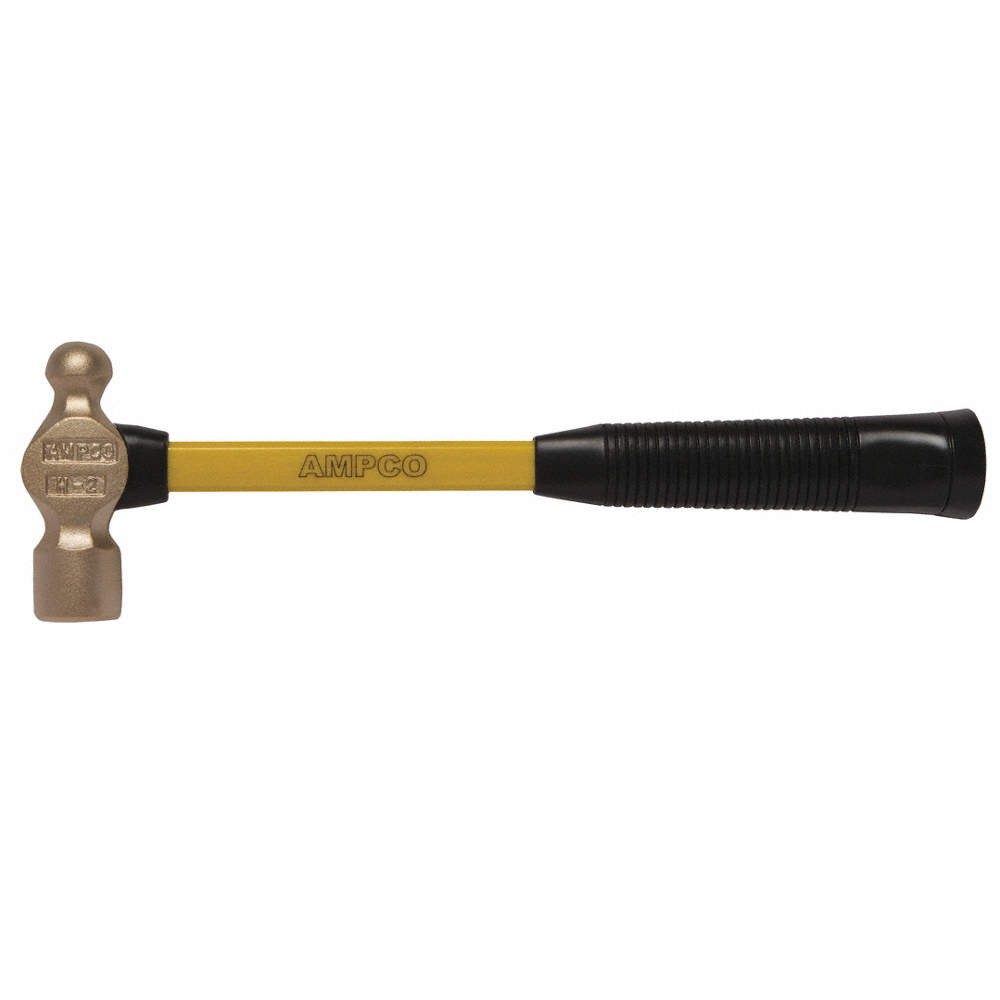 AMPCO H-312FG Ball Pein Hammer,24Oz.,Fiberglass Handle 49UG48