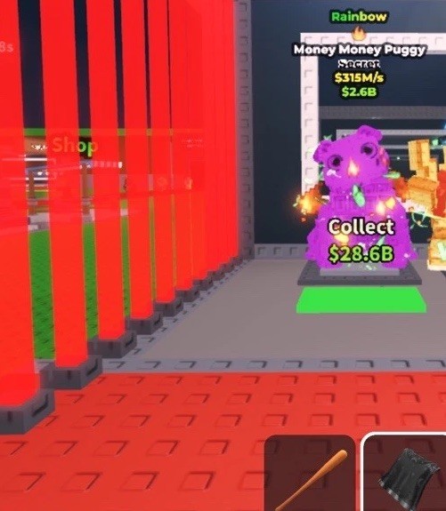 Money money puggy rainbow with fire trait 310 m/s Steal a brainrot roblox