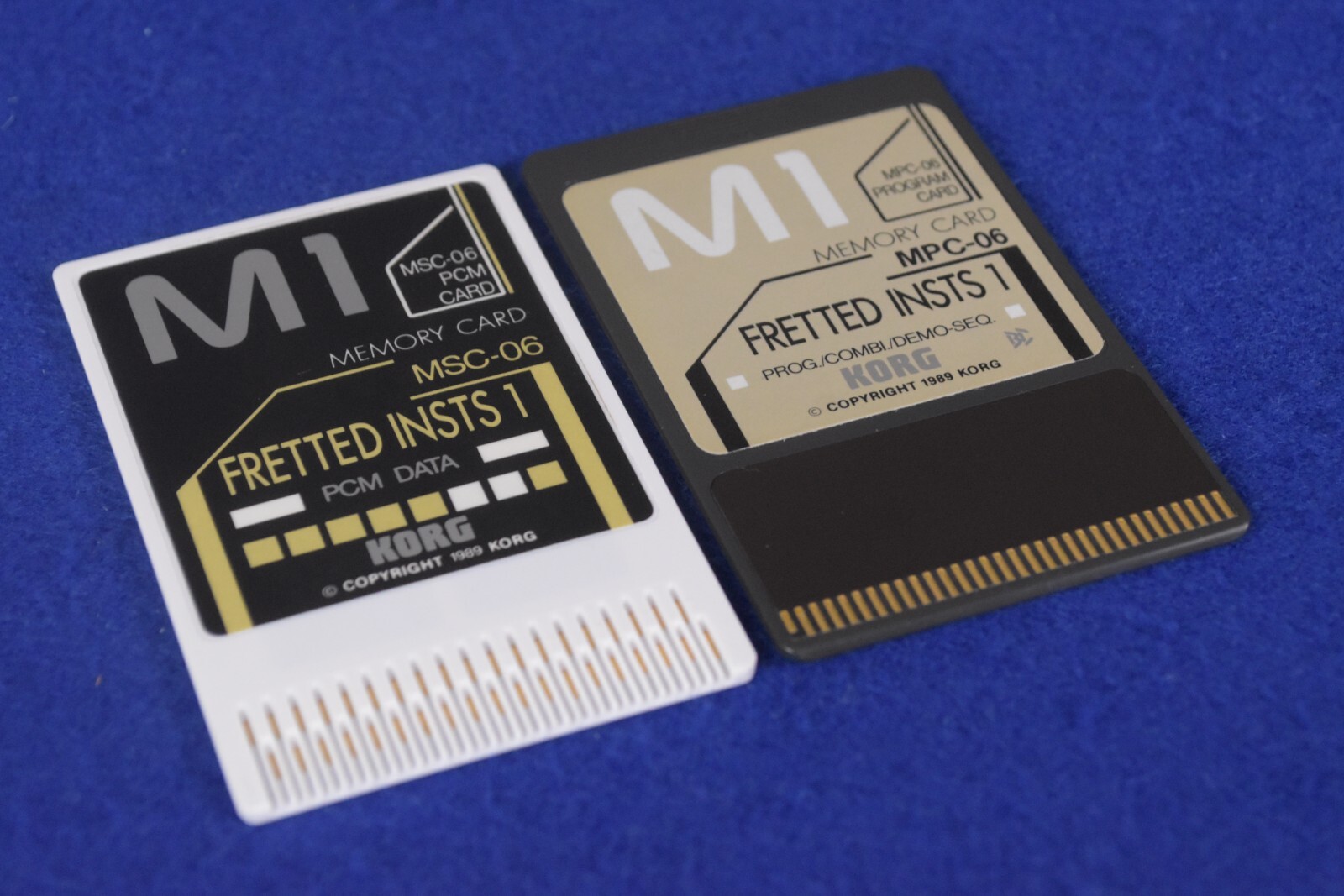 Korg M1 FRETTED INSTS 1 MPC-06 & MSC-06 PCM Memory Card For M1, M1R