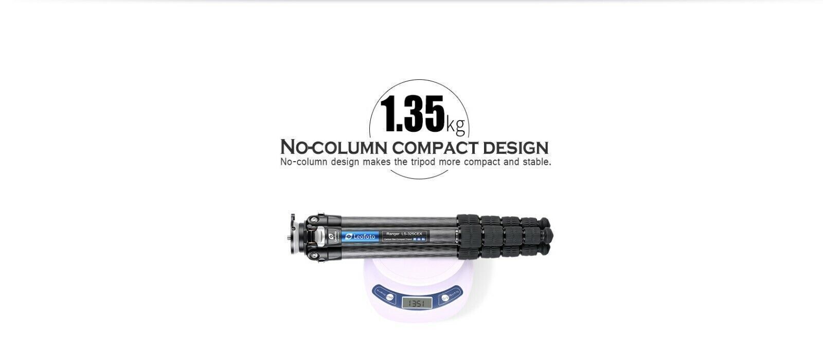 Leofoto Ranger LS-285CEX Leveling Base Tripod