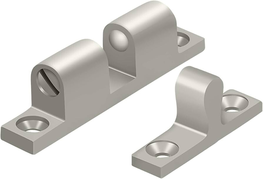 Deltana BTC10 U15 1-7/8"  Double Ball Tension Catch Satin Nickel