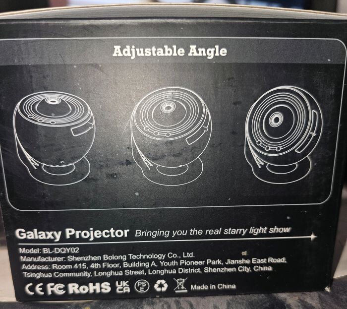 Portable 360° Star/Galaxy Projector - Efficient LED Galaxy Light