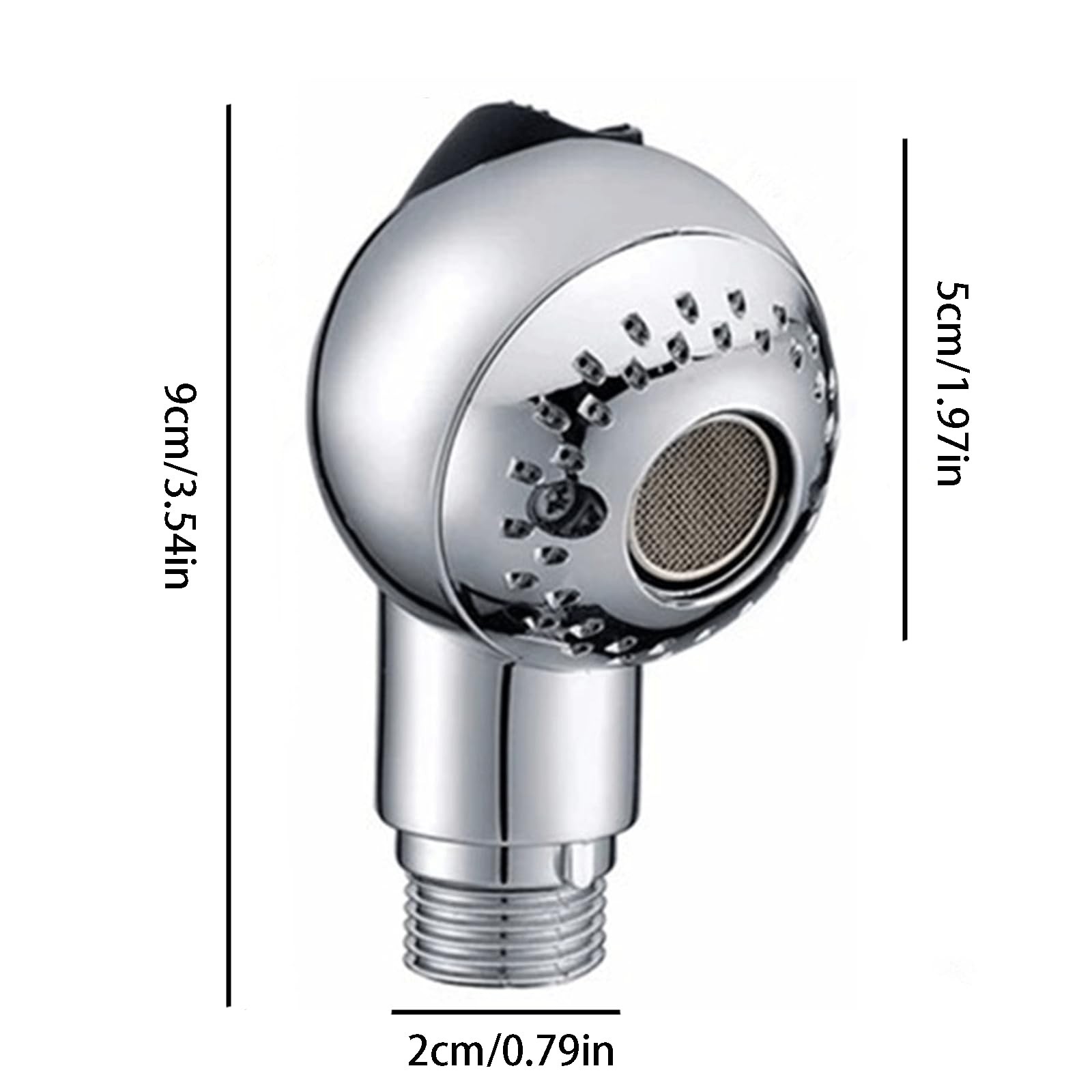Sink Faucet Sprayer Attachment - Salon Spherical Head Top Control Button
