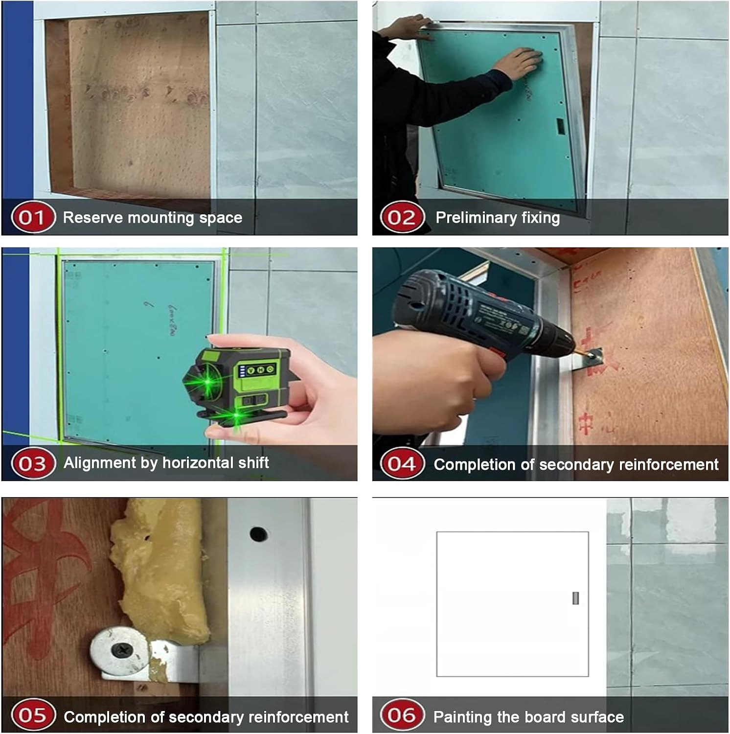 Paintable Drywall Access Panel - Large Flush Mount Inspection Door 60X90Cm