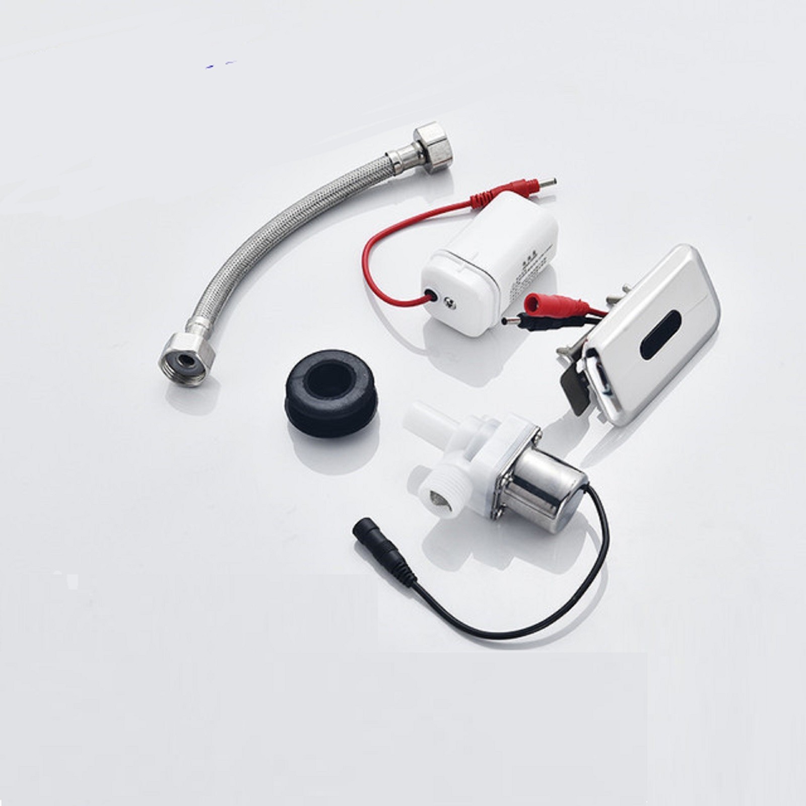 Automatic Sensor Standing Urinal Flush Valve Bathroom Electromagnetic Flusher