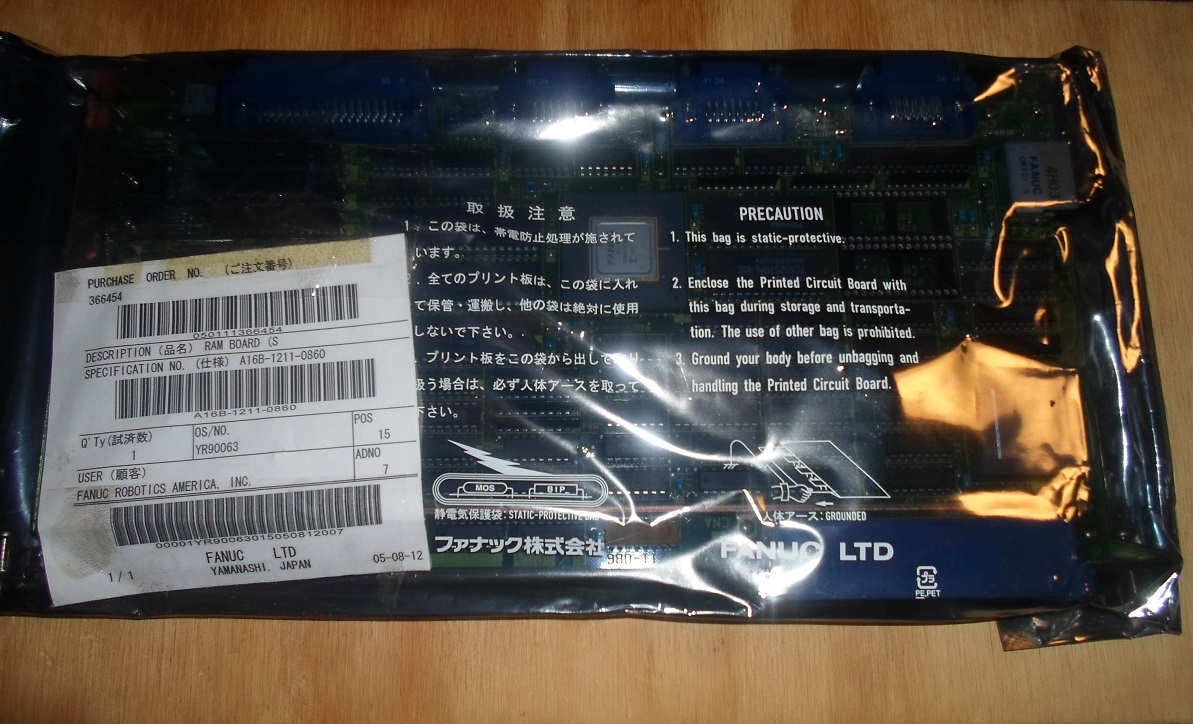 FANUC A16B-1211-0860 BOARD (NEW IN STATIC WRAP)