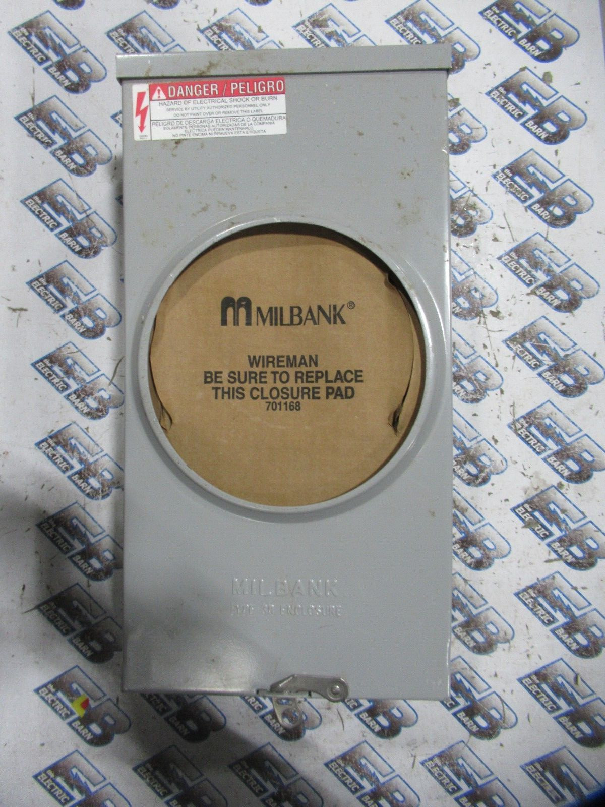Milbank U200, 200 Amp, 600 Volt, 1PH3W, 4 Term, OH/UG, Meter Socket-MB42-NEW-S