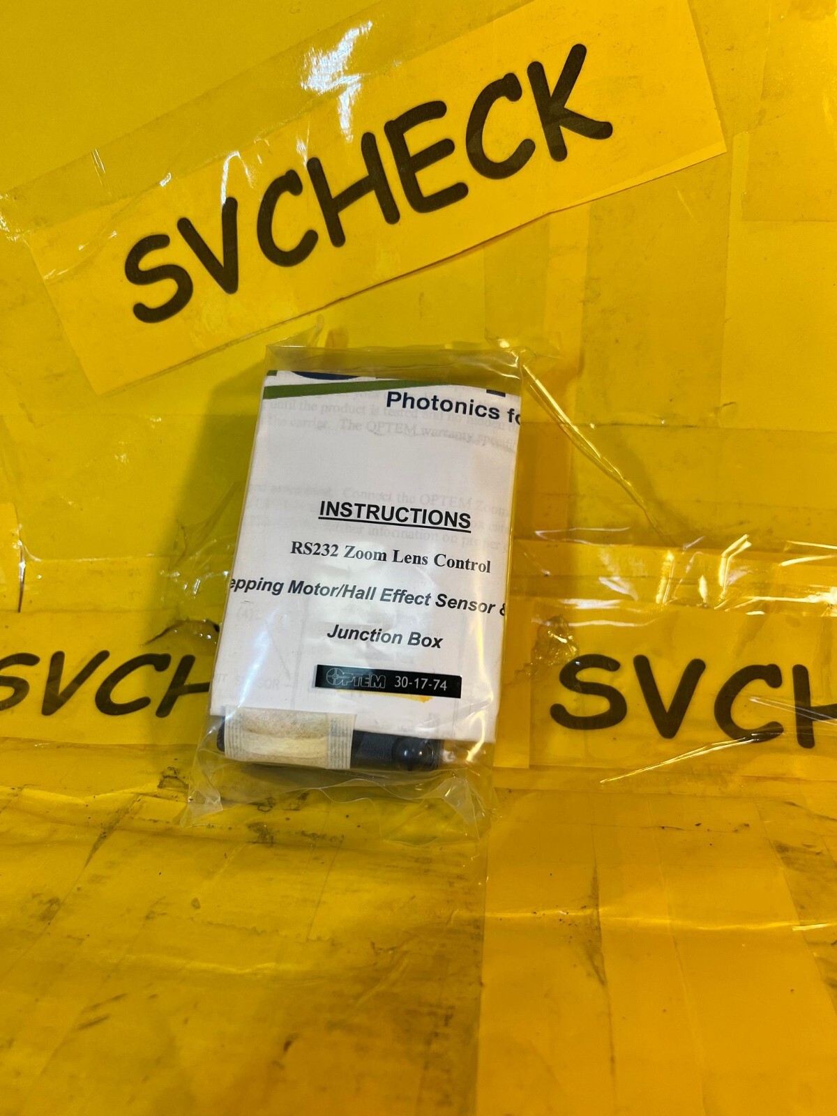 New OPTEM 30-17-74 Hall Effect Sensors Stepping Motor Junction Box