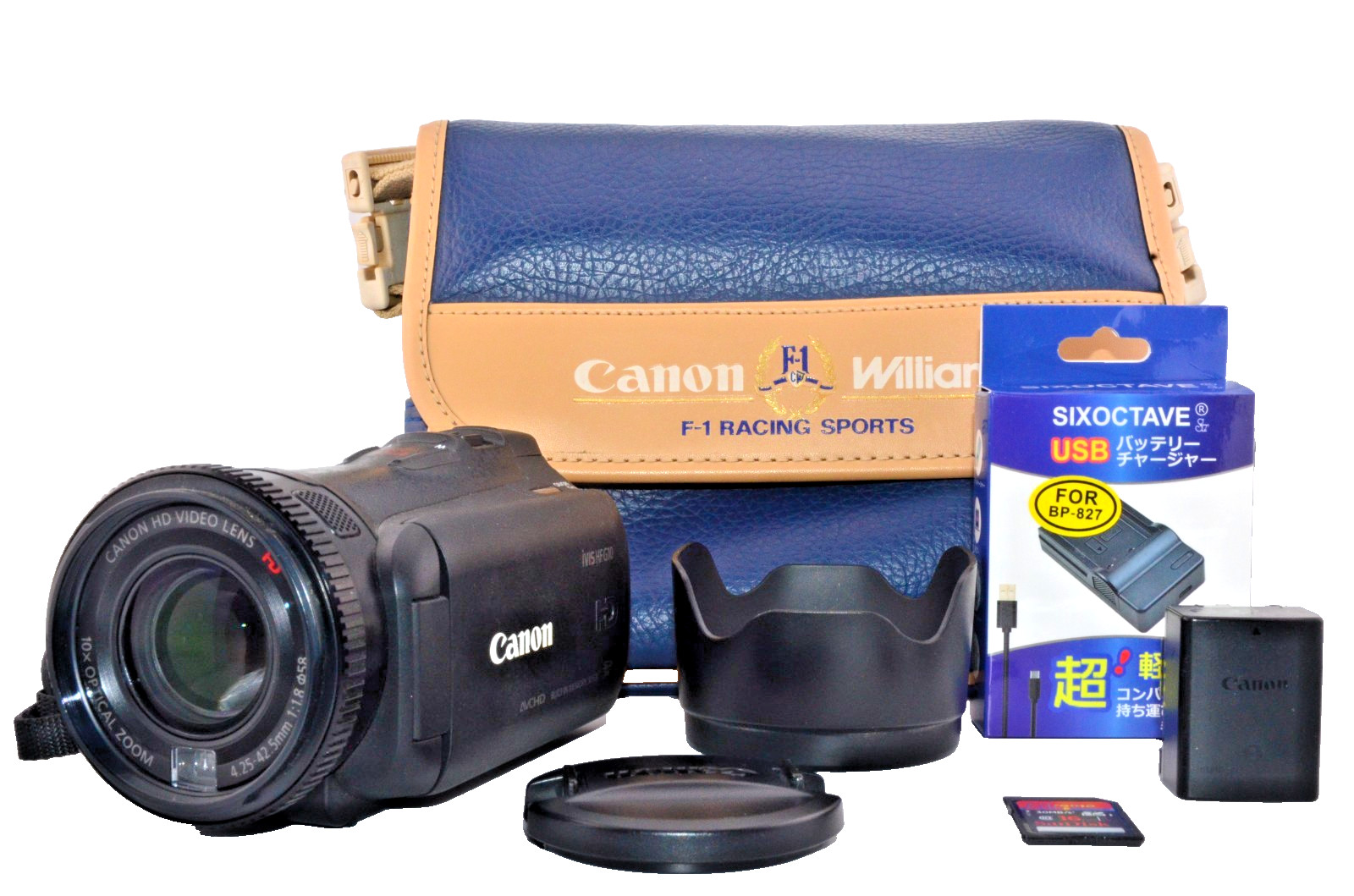 Canon VIXIA HF G10 Full HD Camcorder 32GB HD CMOS Pro Video Camera Tested EXC+5