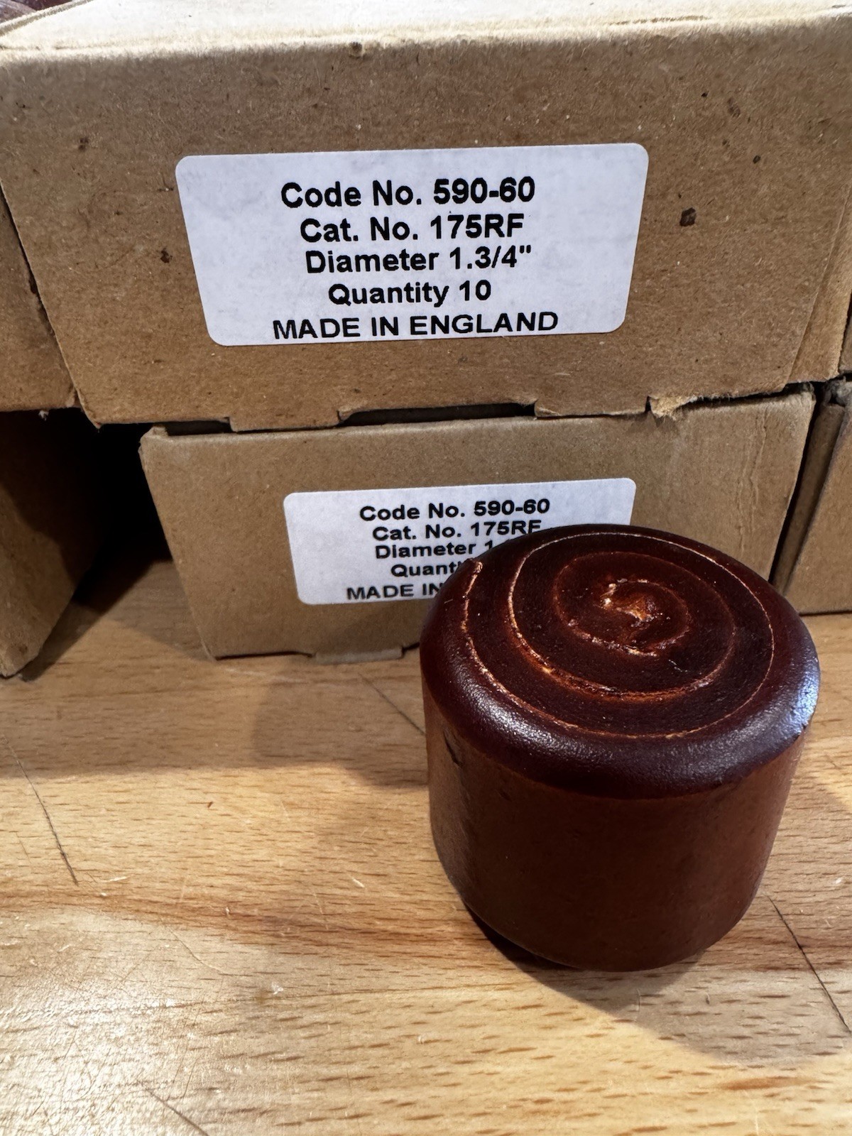 Vaughan 175Rf Hammer Tip, Rawhide, Soft, 1-3/4 In, Natural (VN59060) 2pc set