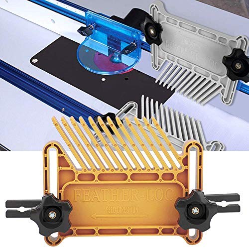 Universal Featherboard Attachment, Dual Stackable Multi-Functional Woodworking