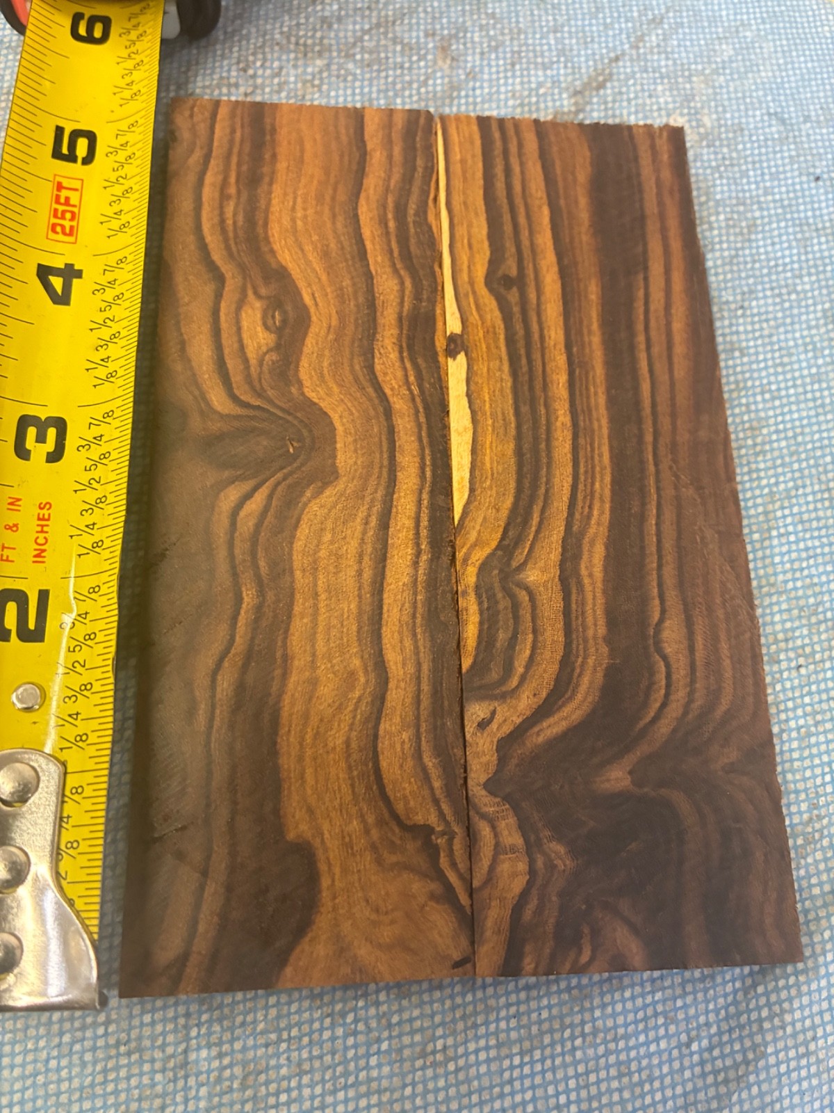 Knife Scales Grips Handles Desert Ironwood  Blanks ~ 5.25”x 1.625” x .375" each.