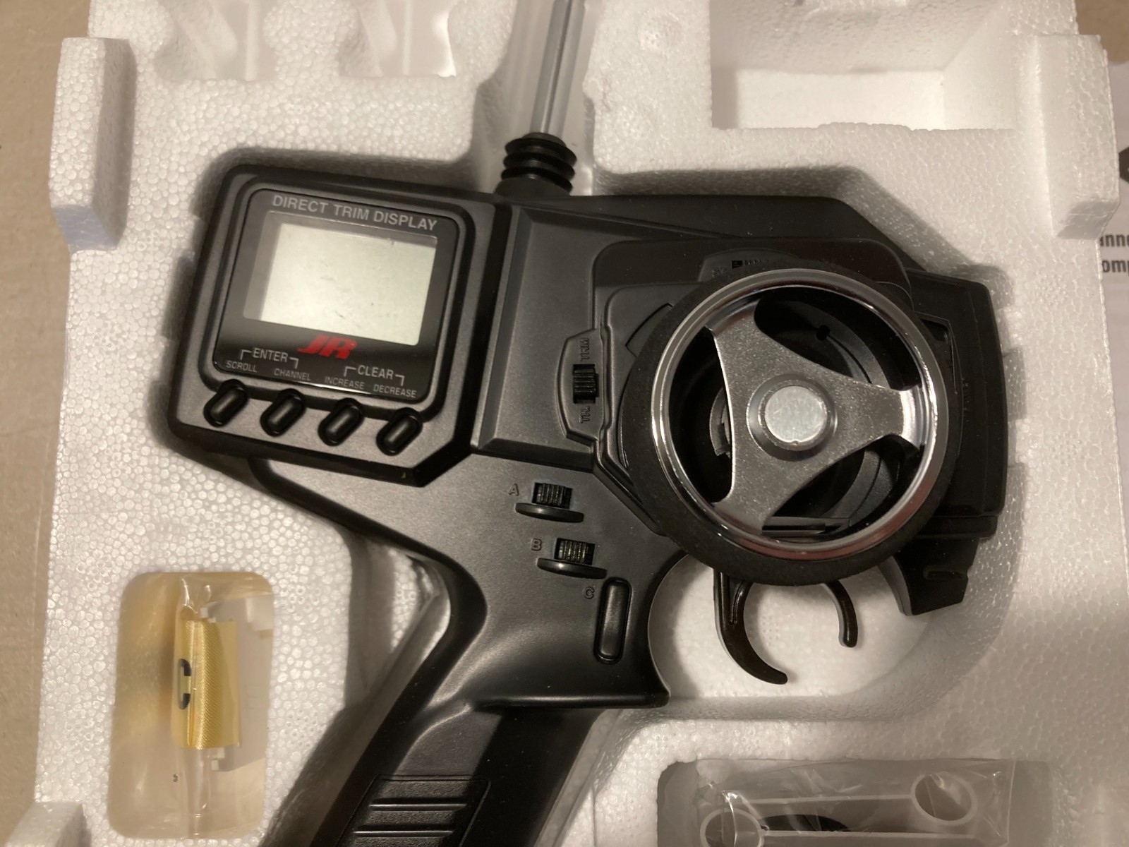 JR Racing XR3i FM Radio System 3-Channel Transmitter 75MHz w/ Manual