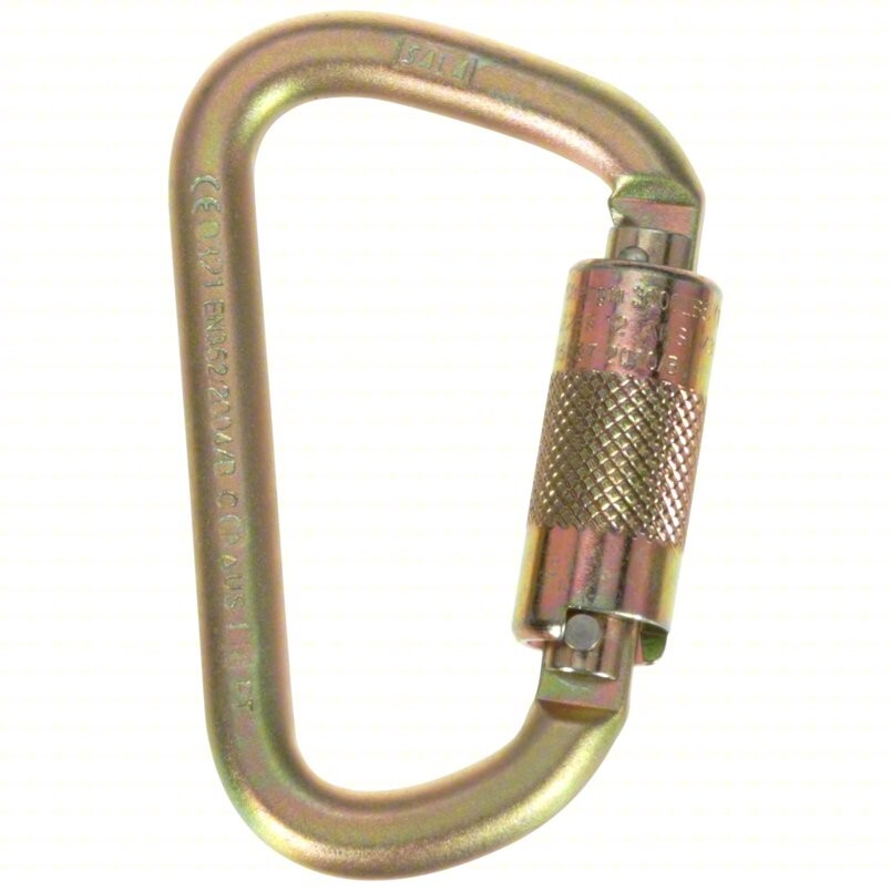 DBI SALA  Saflok Carabiner 11/16" Throat 3600 Lb Gate Self Locking 2000112