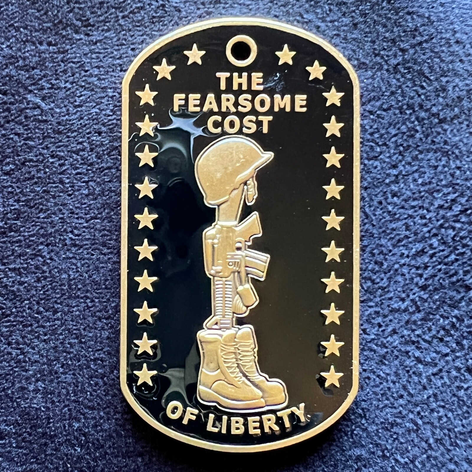 The Fearsome Cost of Liberty A Well Regulated Militia Challenge Coin