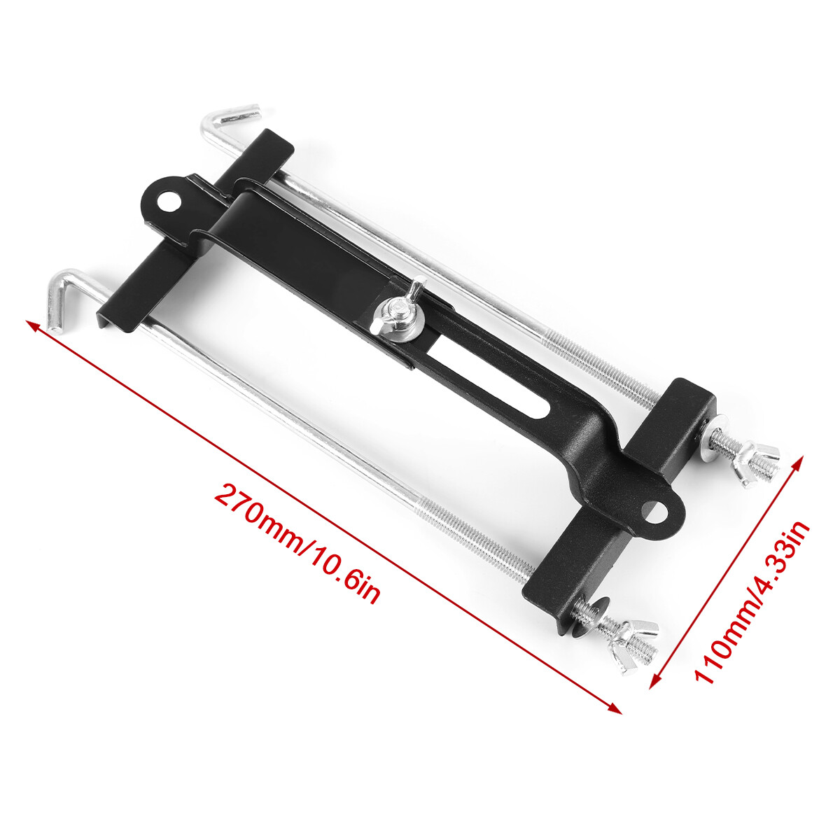 10.6'' Adjustable Car Crossbar Battery Hold Down Bracket Holder Storage 27 CM