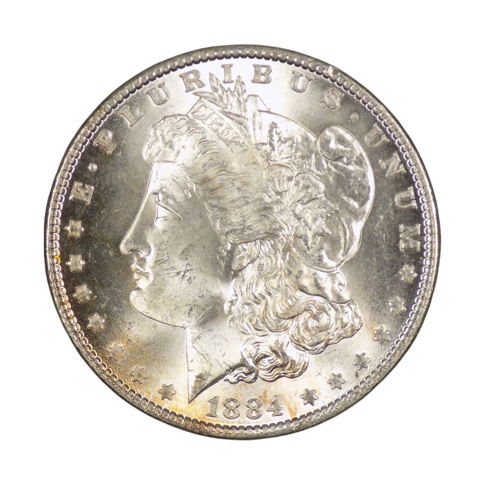 UNCIRCULATED 1884 MORGAN SILVER DOLLAR #6001