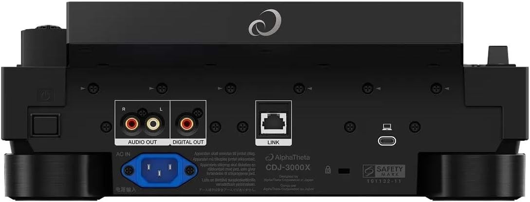 AlphaTheta CDJ-3000X Professional DJ Media Player USB Type-C
