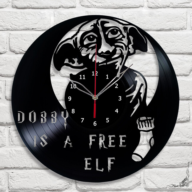 Vinyl Clock Dobby Wall Clock Unique Art Vinyl Record Wall Clock 382