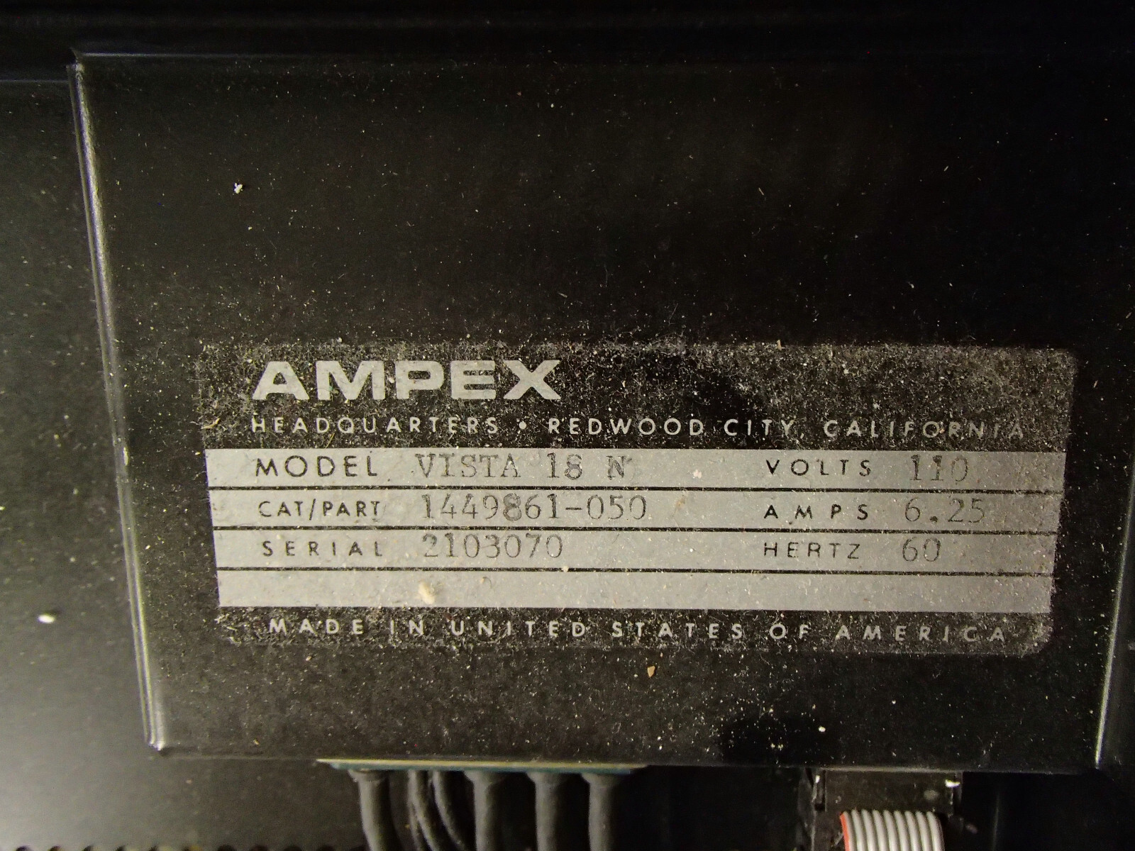 AMPEX AVC VISTA 18N Mixer