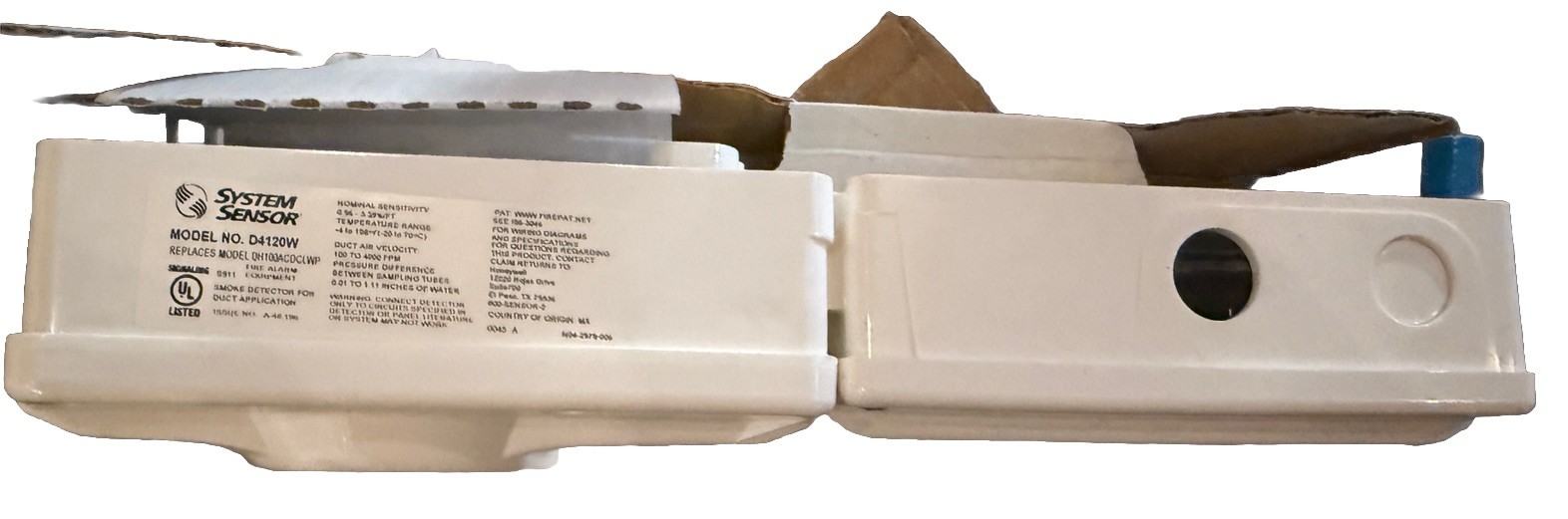 System Sensor D4120W Watertight Duct Smoke Detector
