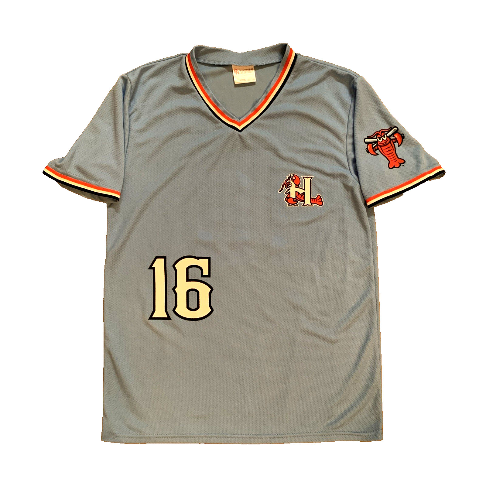 Hickory Crawdads Mens Jersey 2016 Promo Logo MiLB Baseball Batting Shirt Size L