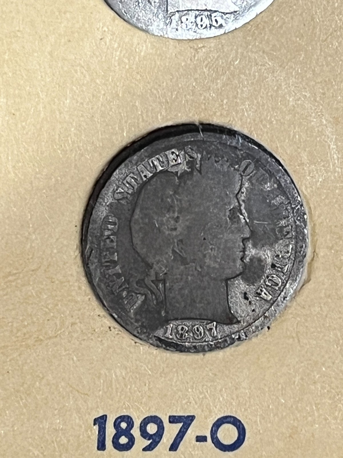 1897-O Barber Dime