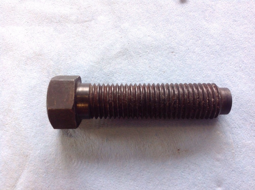 24MM Bolt X 3 MM Pitch, 3 7/8" Long Under Head, Rounded End,  Toolpost Bolt?