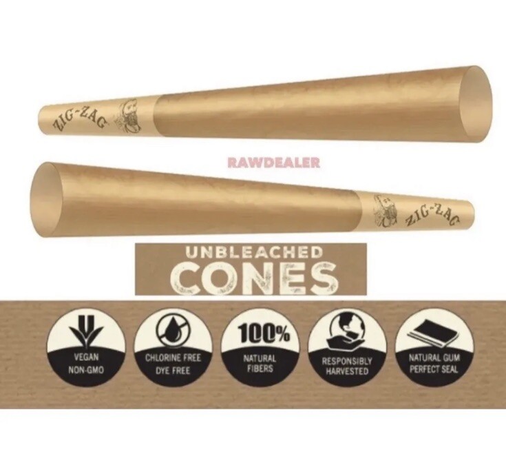 zig zag unbleached 1 1/4 size pre rolled cone +RAW PHOENIX ULTIMATE LIGHTER