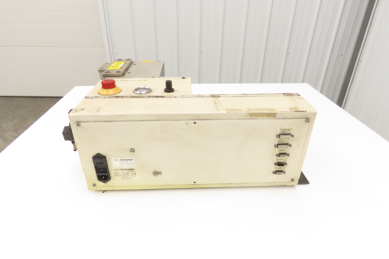 Schleuniger OC-3950 OmniCut Automatic Cutting Machine Wire Cable Fiber Optic