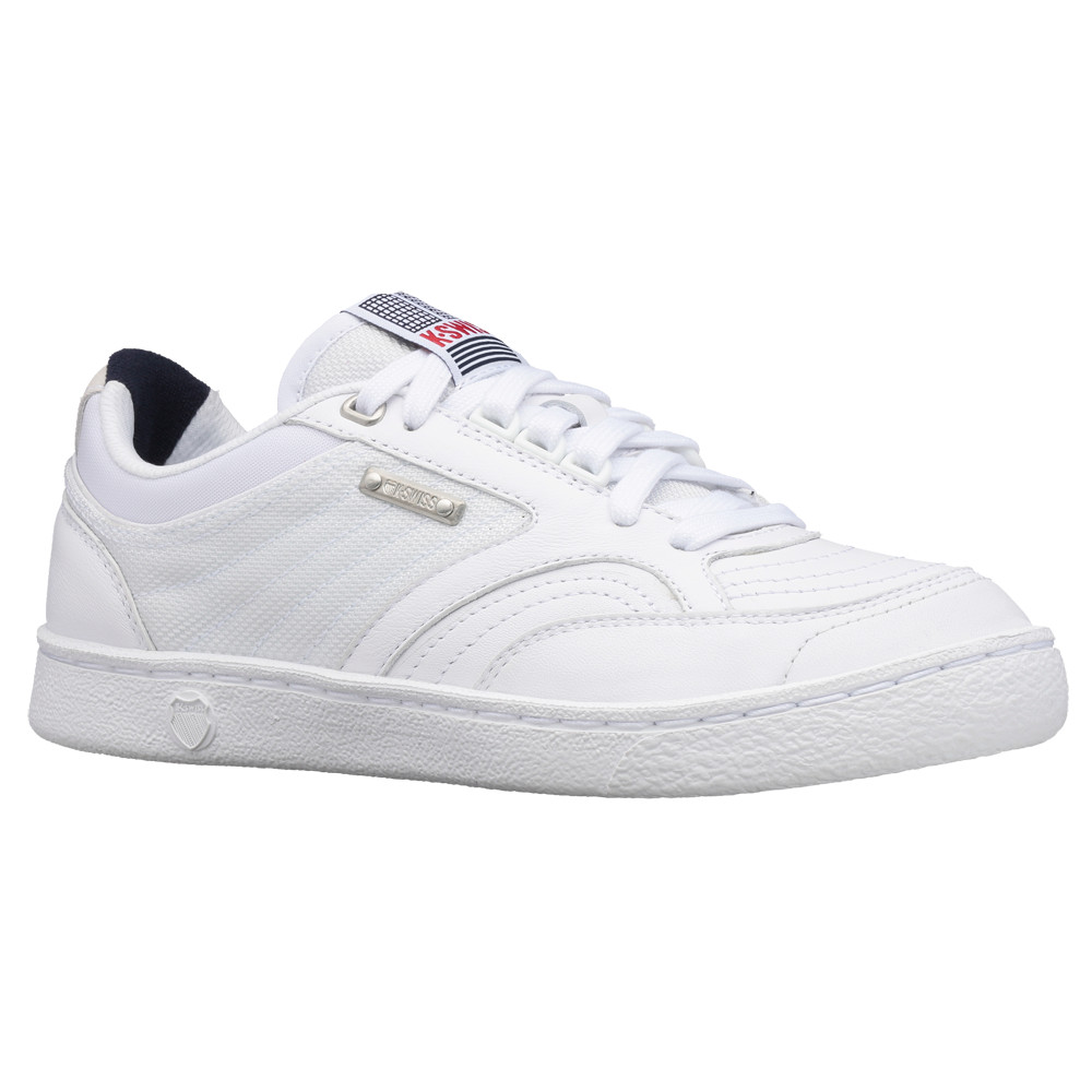 K-Swiss Ambassador Elite Lace Up Womens White Sneakers Casual Shoes 96992-113