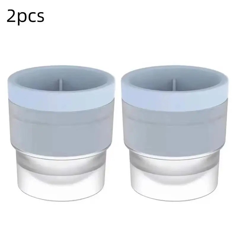 Slow-Melting Stackable Large Ice Cube Mold Maker For Whisky Cocktails Beverage.