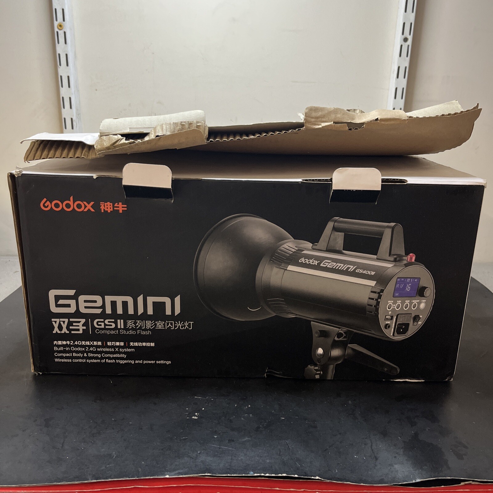 🔥🔥🔥Godox Gemini GS300II 110V Studio Flash Light Monolight Strobe