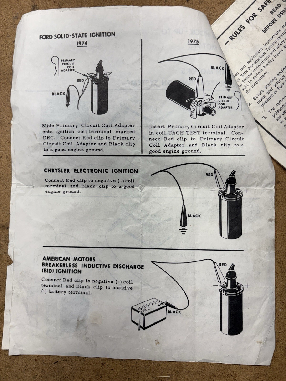 Stewart Warner Tach-Dwell-Points Meter