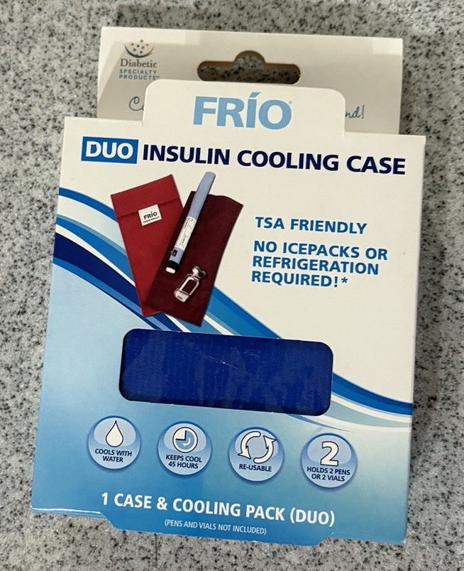 FRÍO Duo Insulin Cooling Case Travel TSA Friendly Diabetic Diabetes Medicine