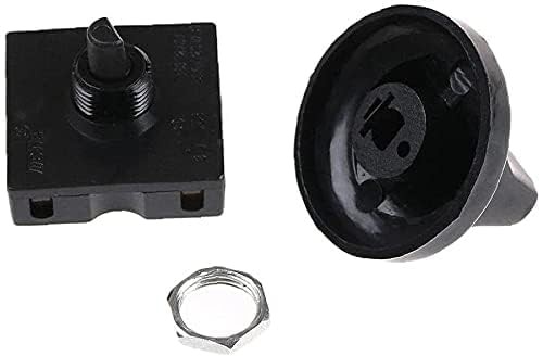 Rotary Switch 4 Position 3 Speed Selector Switch Governor with Button Fan