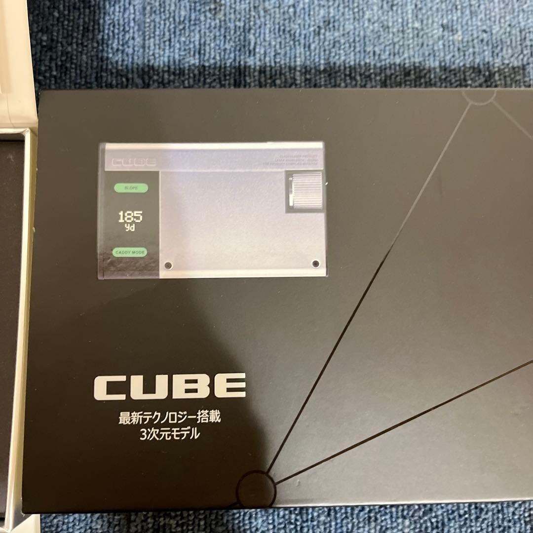 GOLFZON Caddy Talk Cube golf distance measuring device silver USDE