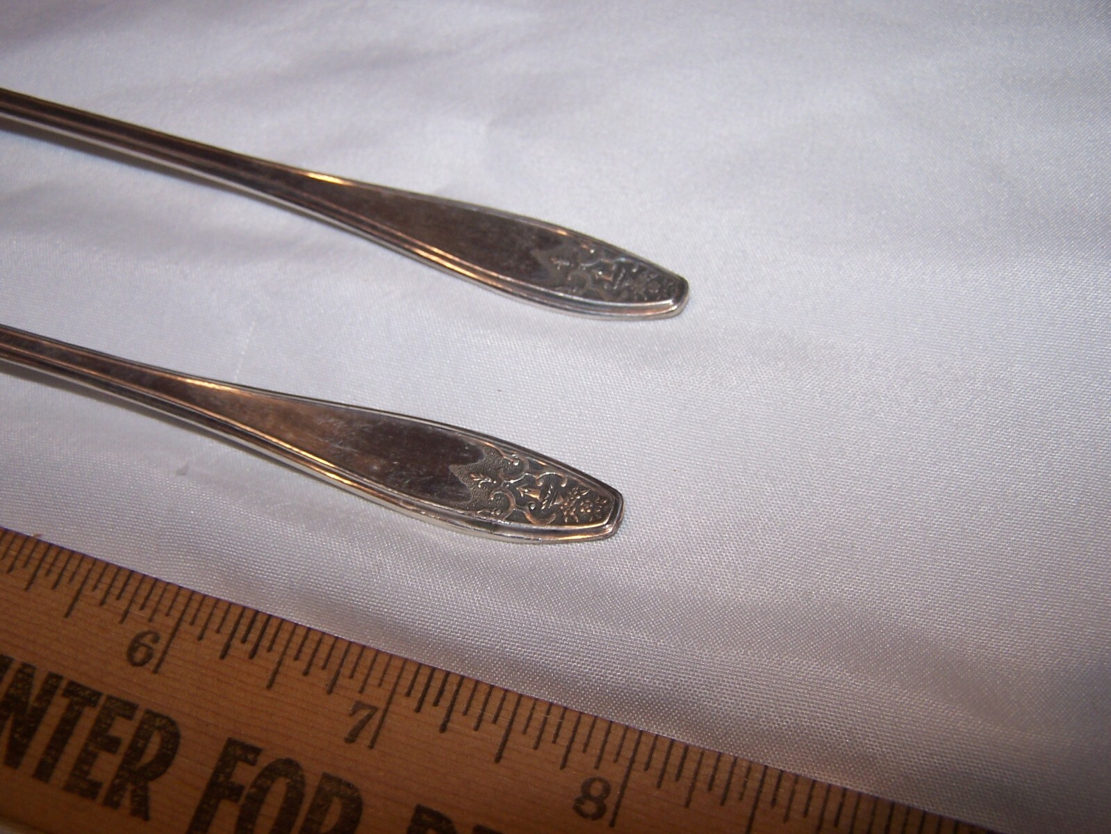 2 LADY DORIS Silverplate 1929 Iced Tea Spoons