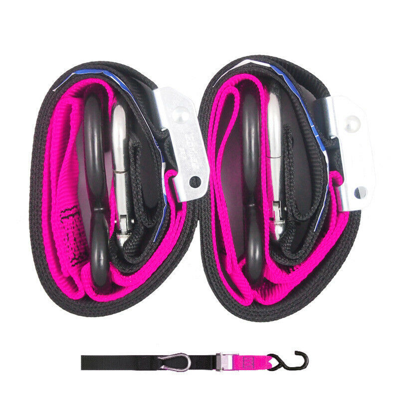 GORILLAS GRIP TIE DOWN 38MM SNAP HOOK BLACK / PINK LOOP TOP QUALITY