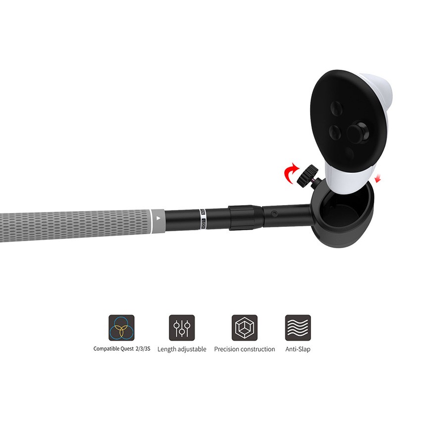 VR Golf Club Handle Replacement Grip Accessories for Quest2/3/3S Controller
