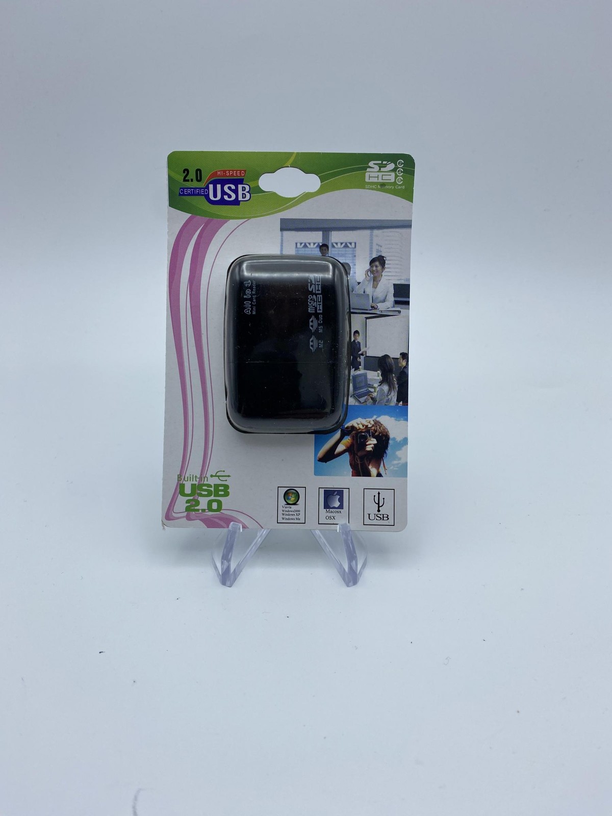 23-in-1 Flash Memory Card Reader with 3-Port USB