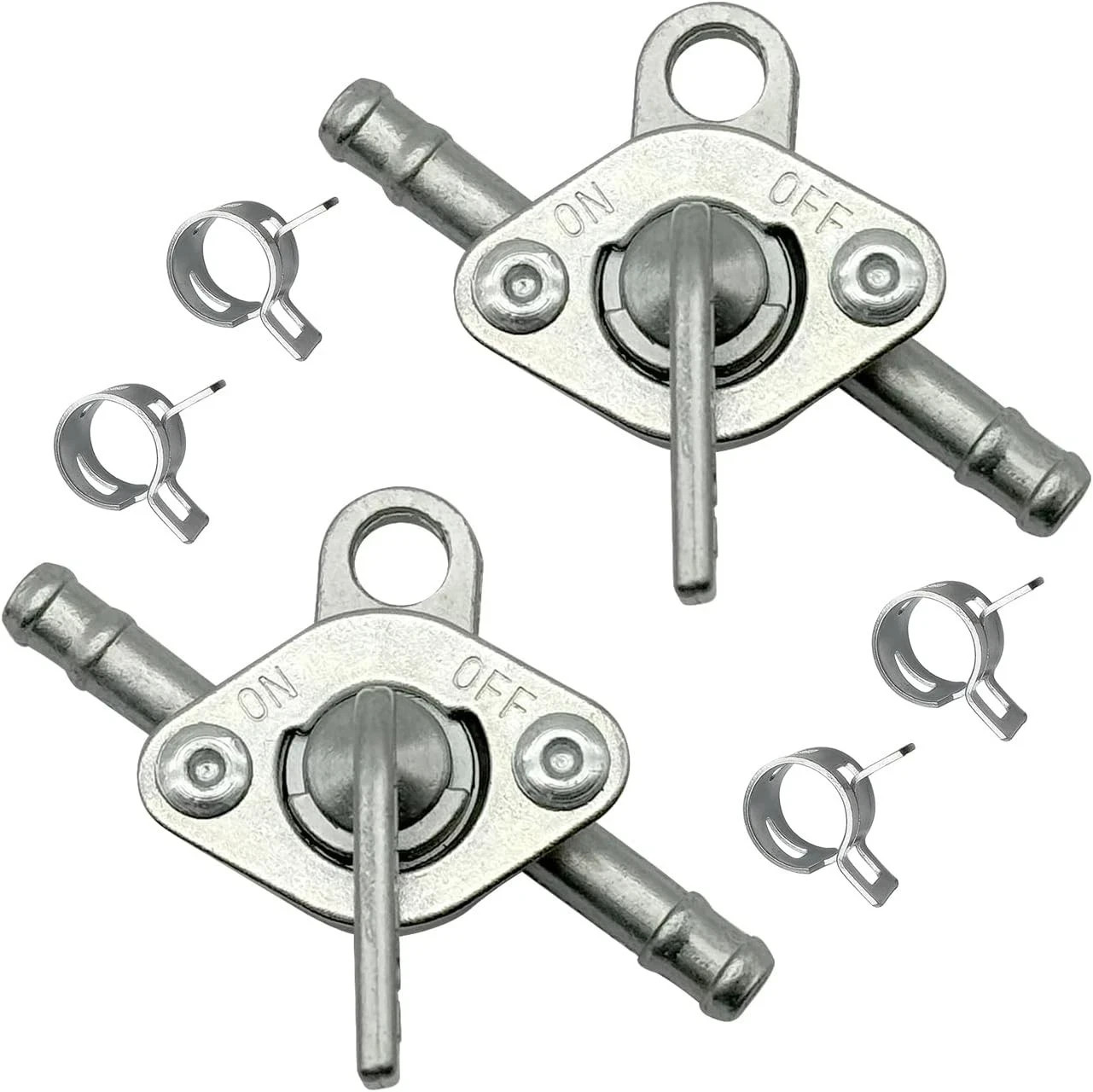 3/16'' Inline Fuel Petcock Shut Off Valve for 50 70cc 110cc 125cc Compatible ...