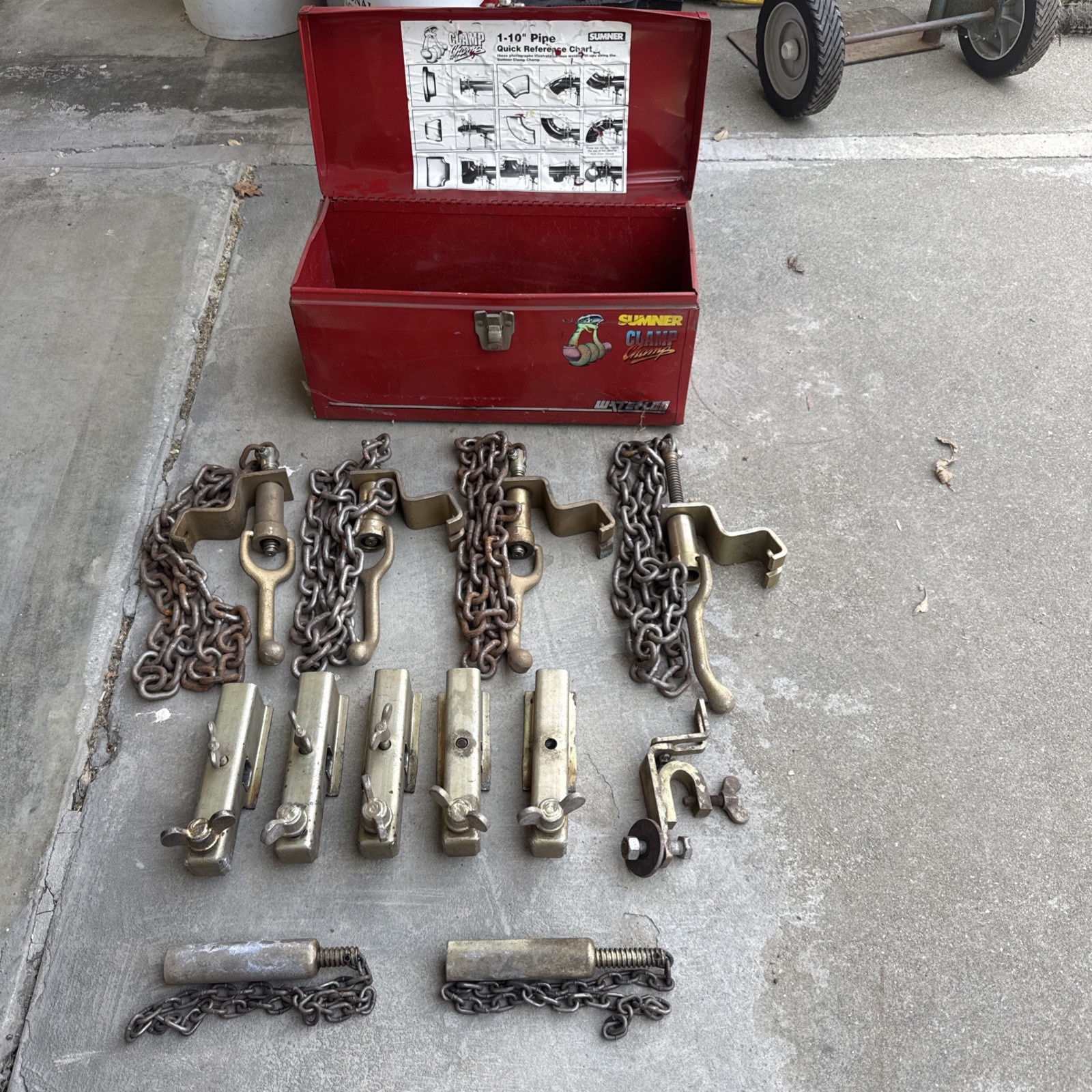 Sumner Clamp Champ Kit (1-10") w/ Metal Carry Case