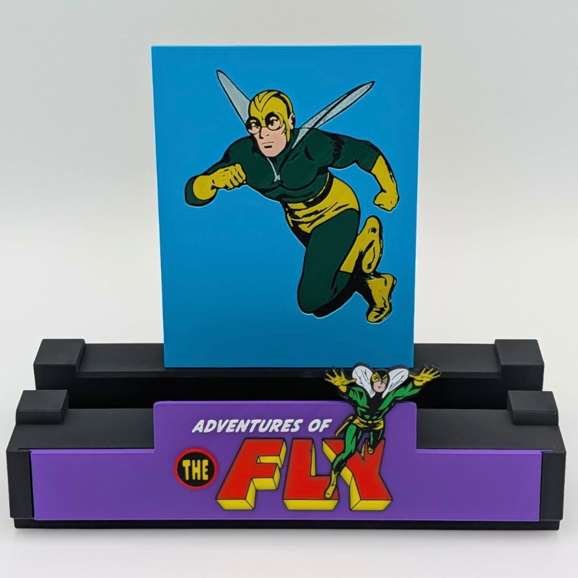 Adventures of the Fly Comic Book Display Stand for Graded CGC, CBCS, Raw Comics