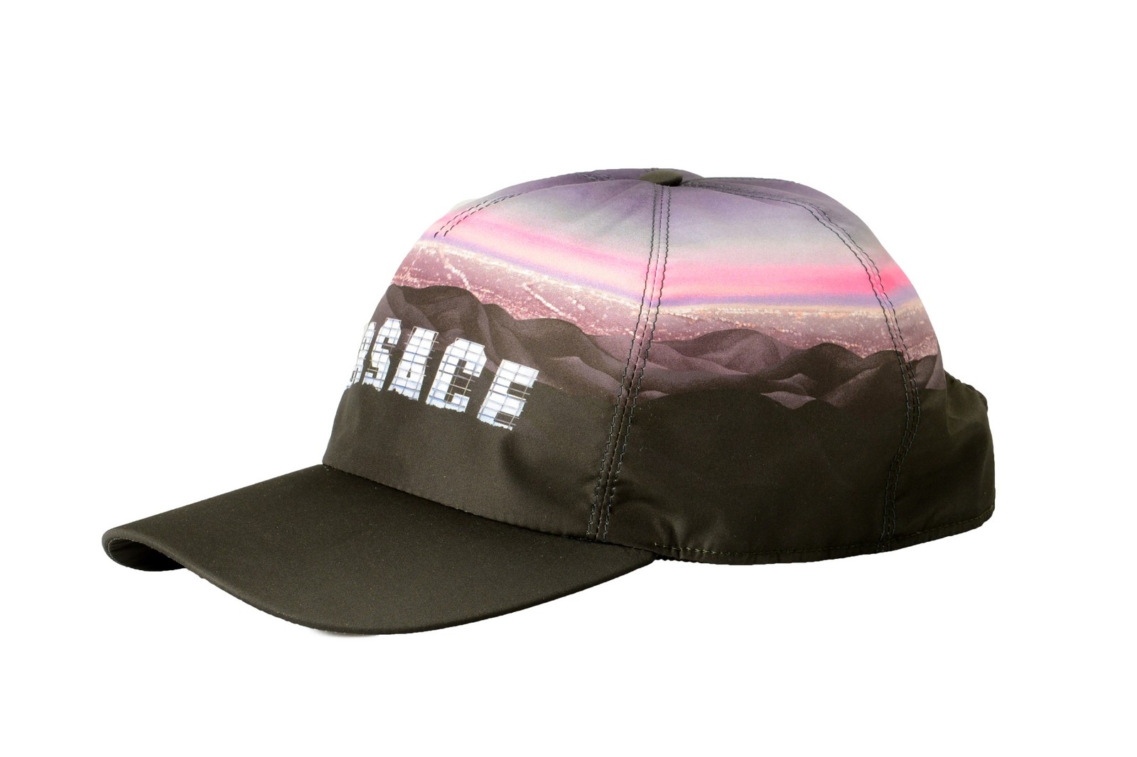 Versace Multi-Color Logo Print Baseball Cap Hat size 57