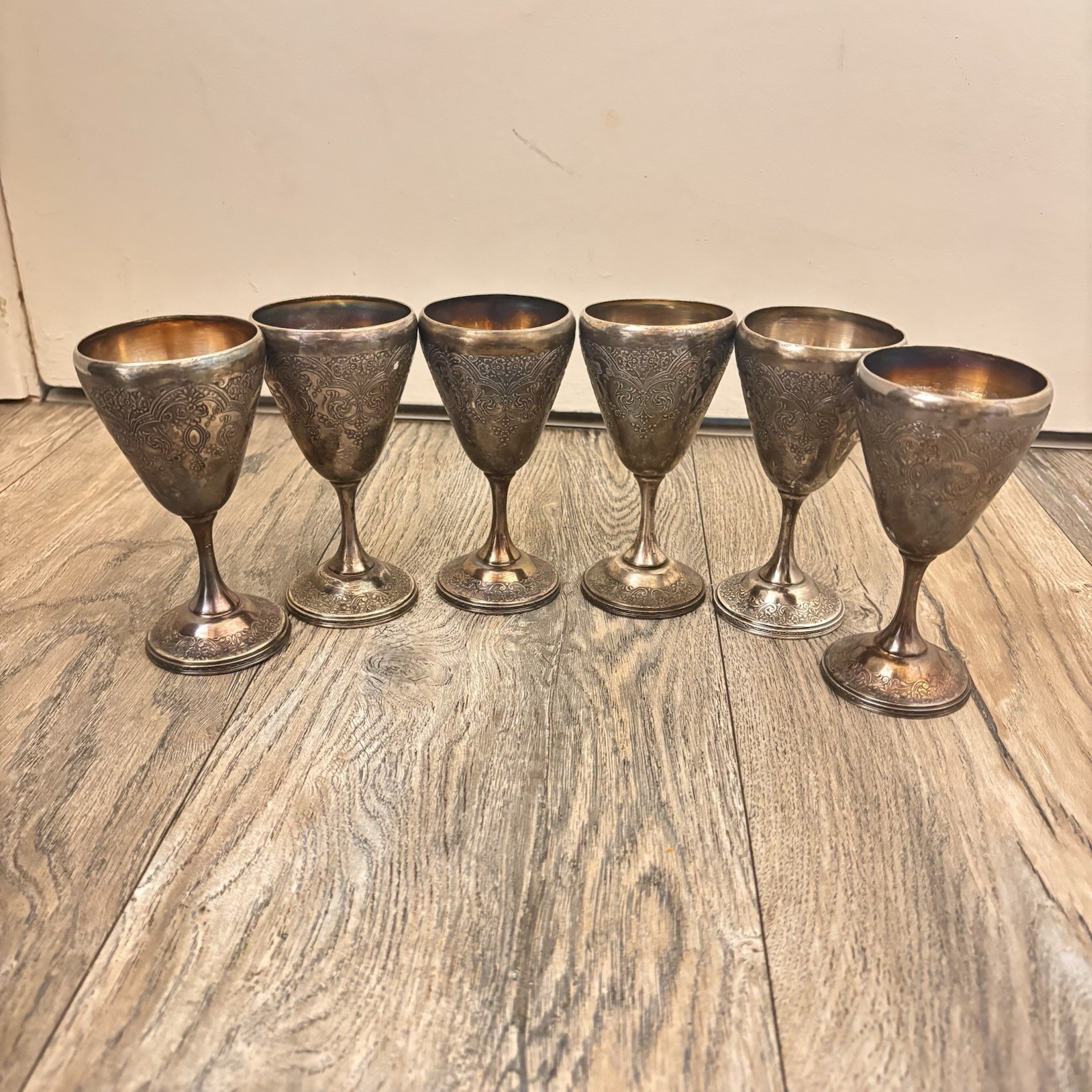 Wilcox Silverplate Goblet International Silver Co. - Wilcox Vintage Lot Of 6