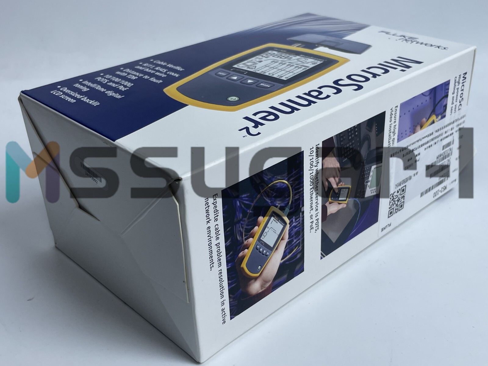 Fluke Networks MS2-100 Microscanner2 Cable Verifier #Z